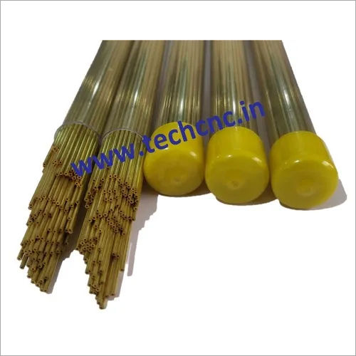 Brass Electrode Tube For Edm Drill Machine Dimension(L*W*H): Size: 0.3Mm To 3.0Mm L:400Mm Millimeter (Mm)