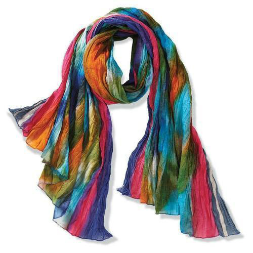 Girls Colored Scarves