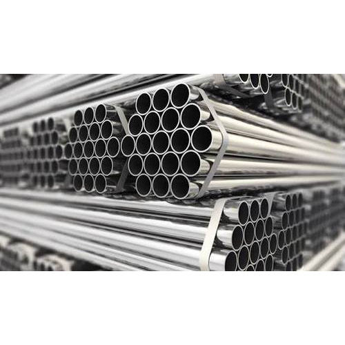 Stainless Steel Round Pipe - Polished Finish, Length as per Requirement, Durable for Water, Oil & Gas Transport, Ideal for Industrial Use