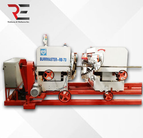 Automatic pipe deburring machine