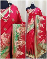 Multi Color Banarasi Silk Sarees