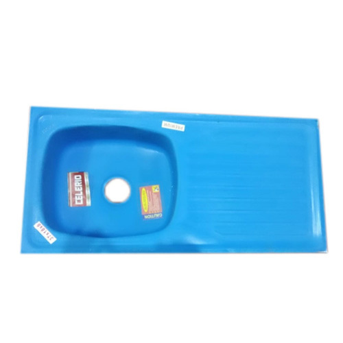 Single Bowl  With Drain Board Kitchen Sink