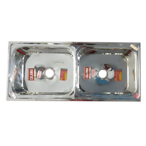Double Square Bowl Kitchen Sink By BANSAL TRADING COMPANY