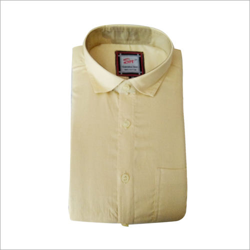 Available In Different Color Mens Regular Fit Formal Plain Shirt