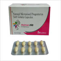 Natural Micronised Progesterone Soft Gelatin Capsule General Medicines