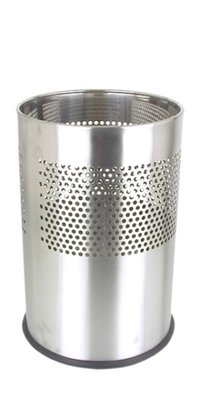 Half Perforated Bin - Color: Silver