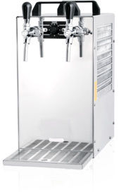 40 ltr-hr 2 Tap Over Counter Beer Cooler