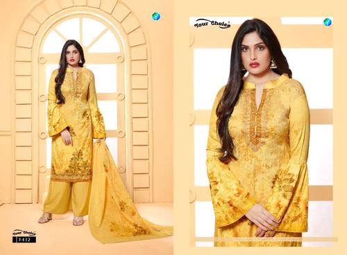 Yellow Heavy Stylish Salwar Suits