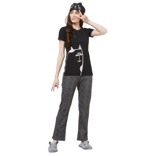 Evolove Womens Pajama T-Shirt Sets (EVO25)