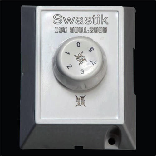 240 W Electronic Fan Regulator - 220-240 Volt White Color Single Phase 5 Speed Adjustment | Electrical Equipment Application