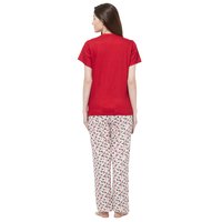 Evolove Womens Printed Pajama T Shirt Sets (EVO4)