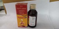 Ambroxol HCl Guaiphenesin Levosalbutamol and Menthol Syrup
