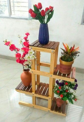 Wooden Flower Pot