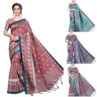 new banarasi silk art combo  sari