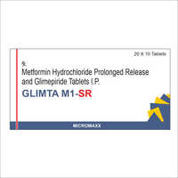Metformin Hydrochloride Prolonged Release And Glimepiride Tablets - Suitable For Adults, Cool And Dry Storage | Effective Blood Sugar Management For Type 2 Diabetes