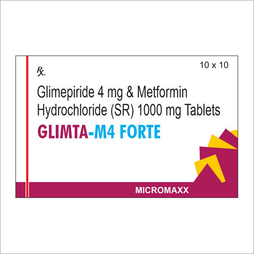 4 MG Glimepiride And Metformin Hydrochloride Tablets