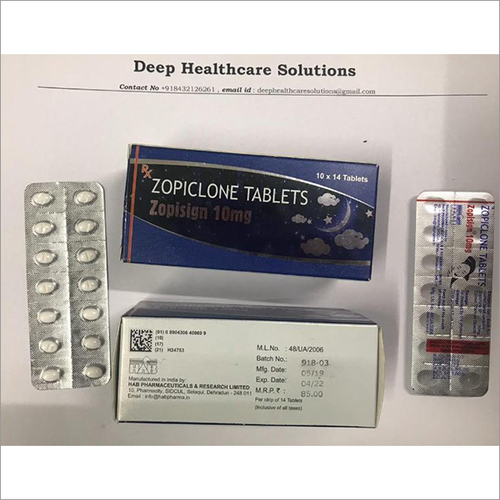 Zopiclone Tablets By DEEP HEALTHCARE SOLUTIONS