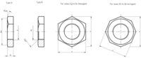 DIN431 Hexagon pipe nuts