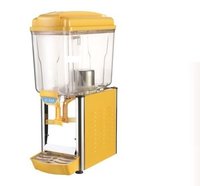 Juice Dispenser - 15l Capacity, 210x450x665mm Size | Stainless Steel, Semi-automatic, Microprocessor Controlled, Standby Feature