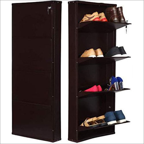 4 Shelf Wall Mounted Shoe Rack