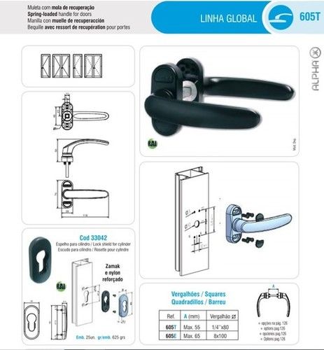 Mortise Handle For Doors