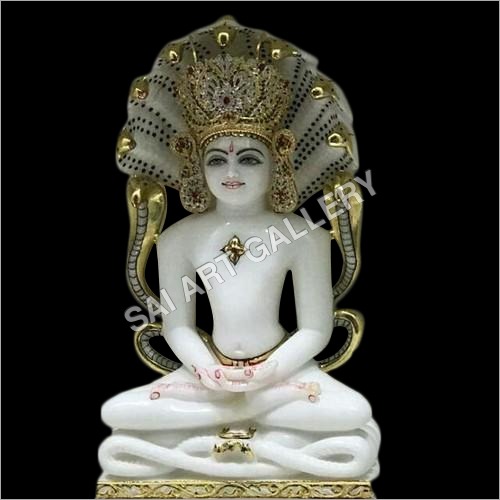 Marble Jain Mahaveer Statue