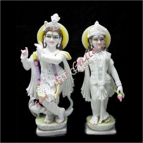 Marble Radha Krishna Statue