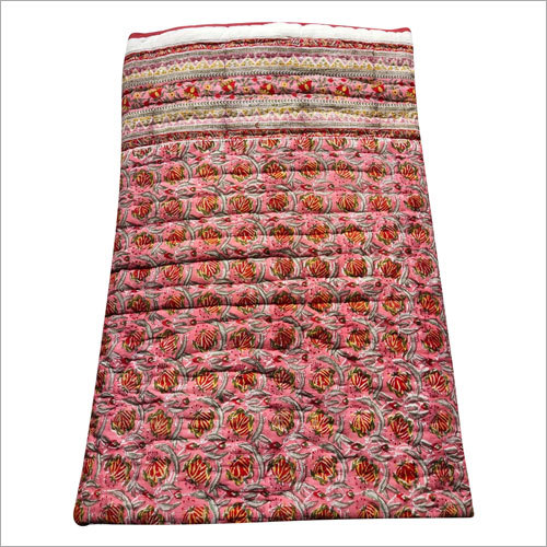100% Cotton Handmade Double Bed Quilt