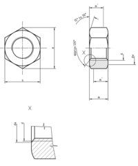 DIN 934 Hexagon Nut