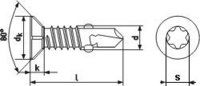 DIN 7504Otx Self Drilling screws