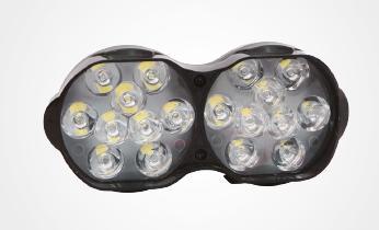 Double Shilong 18 Led Fog Light Body Material: Plastic