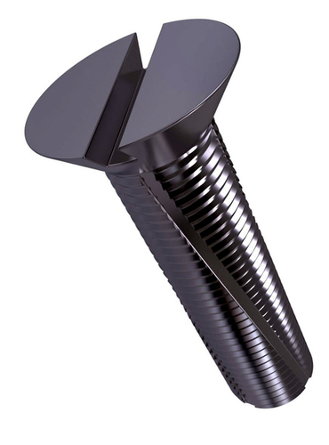 DIN 7513 F Hex tapping screws countersunk head with slot F