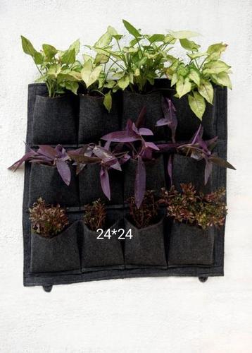 Custom Black/Green Grow Bags