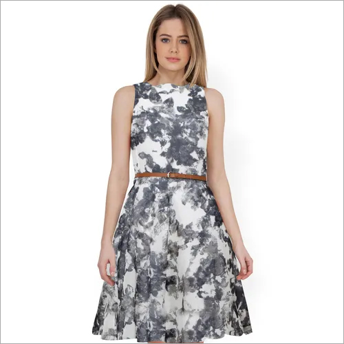 multi colored partywear Western dress