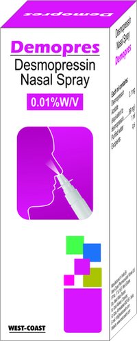 Desmopressin Nasal Spray 0.01%w/v Cas No: -