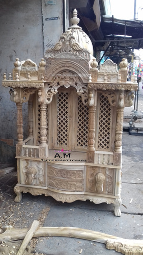 Handmade Handcrafted Wooden Temple