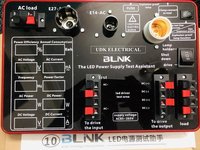 Led Power Supply Test Assistant - Electrical Material, 15x15x15 Cm Dimensions, Matte Black Color | 220-240v Input Voltage, Power Factor 0.9, Room Temperature Operation