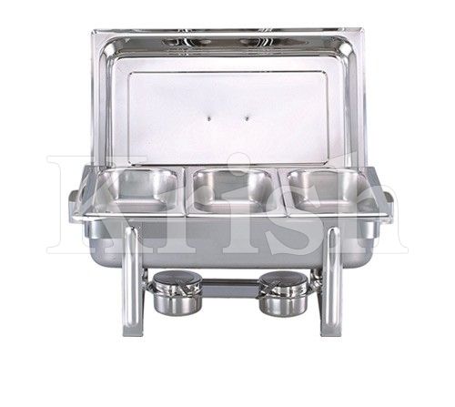 Economy Chaffing Dish w 3 Partition