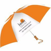 Printed Promotional Umbrella - Polyester, 21-24 Inches , Attractive Design, Durable, Fire Retardant, Rotating Display, Indoor & Vehicle Use
