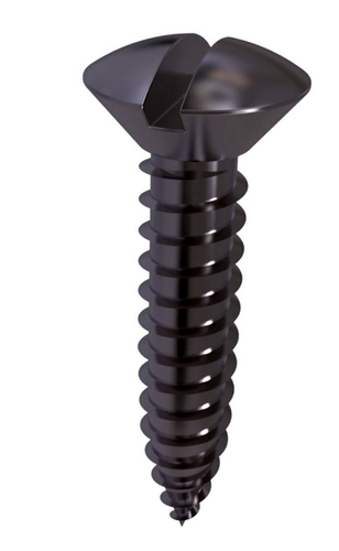 DIN 7973  Slotted raised countersunk head tapping screw