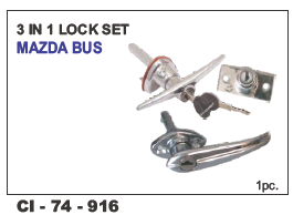 3 in 1 Lock set Mazda Bus Universal