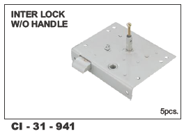Inter Lock W/o Handle Universal LH/RH - Vehicle Type: 4 Wheeler | Warranty Included, Adjustable for Left or Right Hand Use