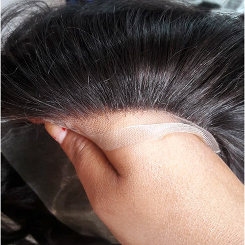 Black And Brown Q-6 Natural Patch at Best Price in Delhi | Riya Hair Wig