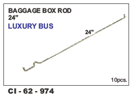 Baggage Box Rod 24 inch Luxury Bus Universal LH/RH