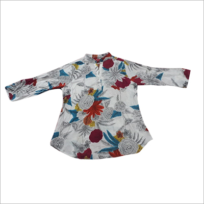 Cool Dry Ladies Floral Print Short Kurta