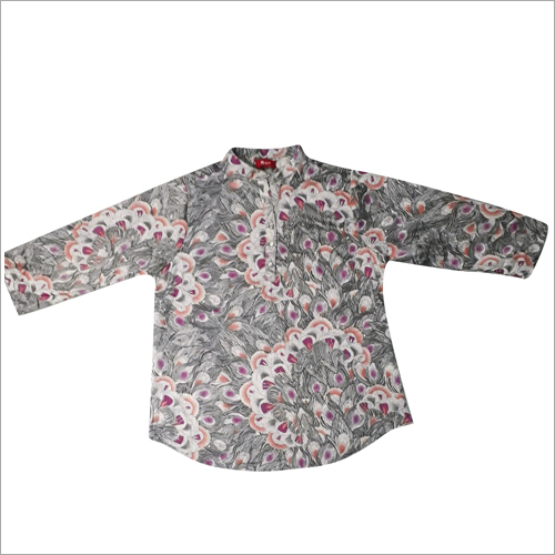 Cool Dry Ladies Jaipuri Print Short Kurta