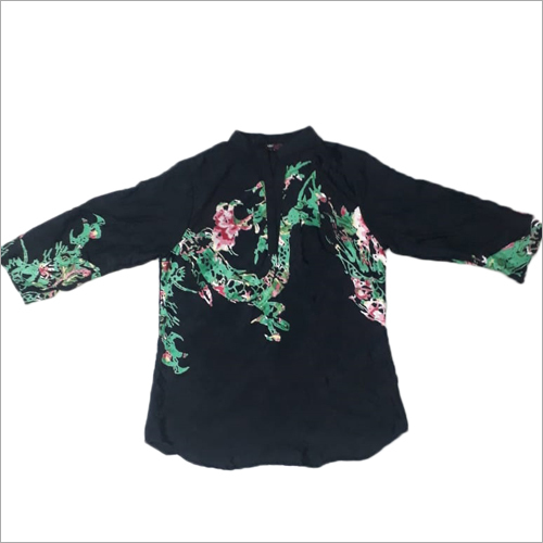 Cool Dry Ladies Cotton Printed Short Kurta