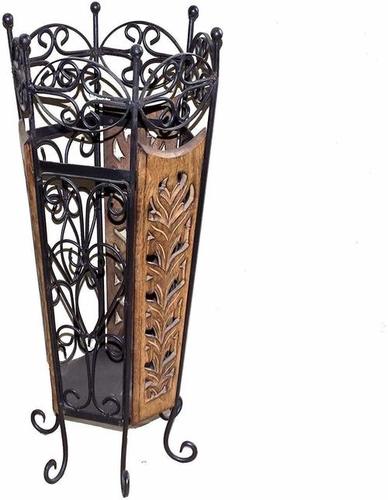 A.M International Wrought Iron Flower Stand