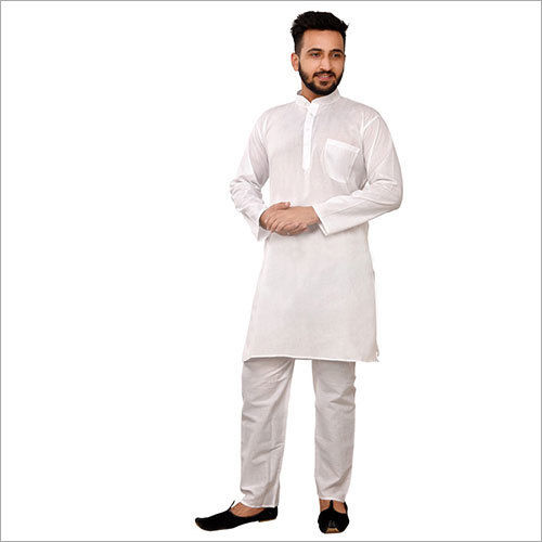 Washable Men Plain Kurta Pajama Set