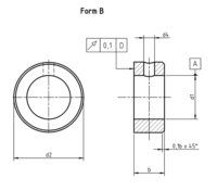 DIN 705B Adjusting rings with set screw